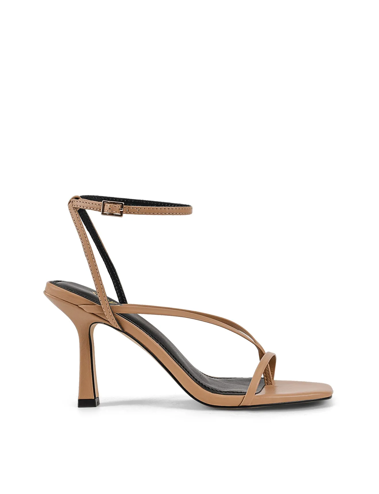 Spice Strappy Sandals - Almond Tan Leather