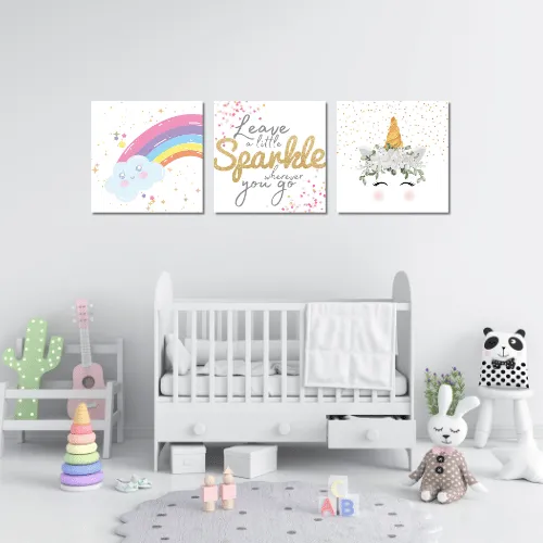 Unicorn 30 x 30 Canvas