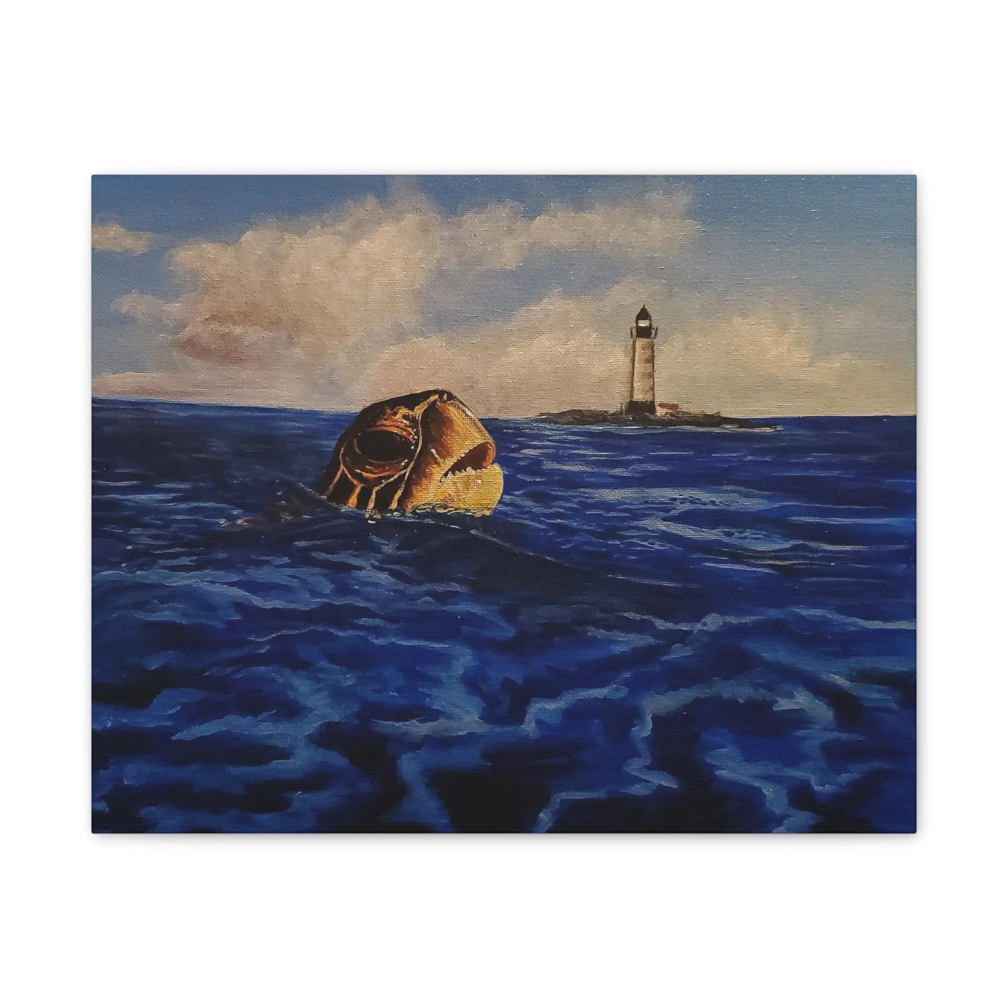 Up for Air Canvas Stretched, 0.75"
