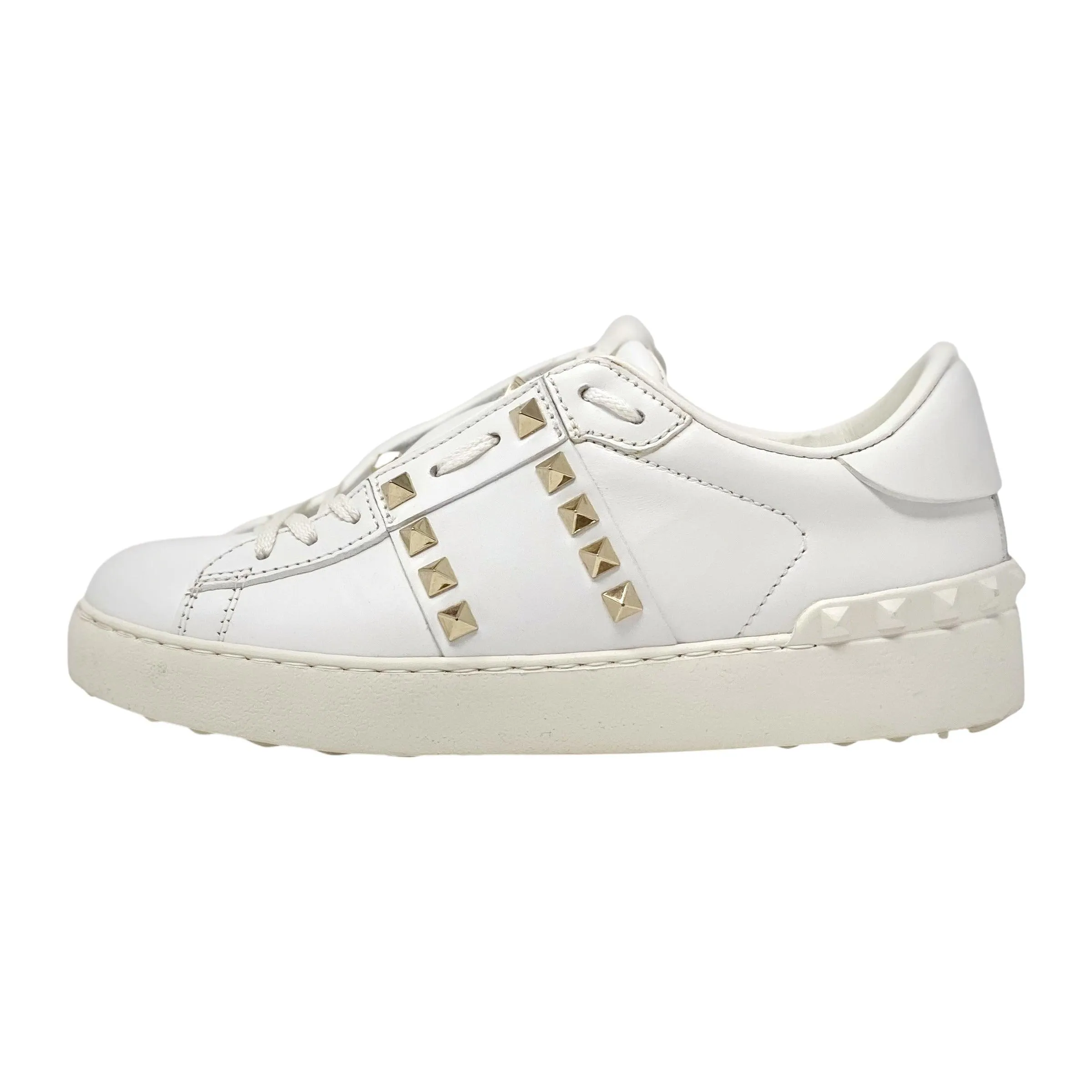 Valentino White Rockstud Untitled Sneakers 35