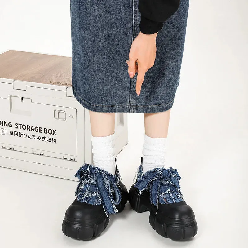 Vincy Denim Booties