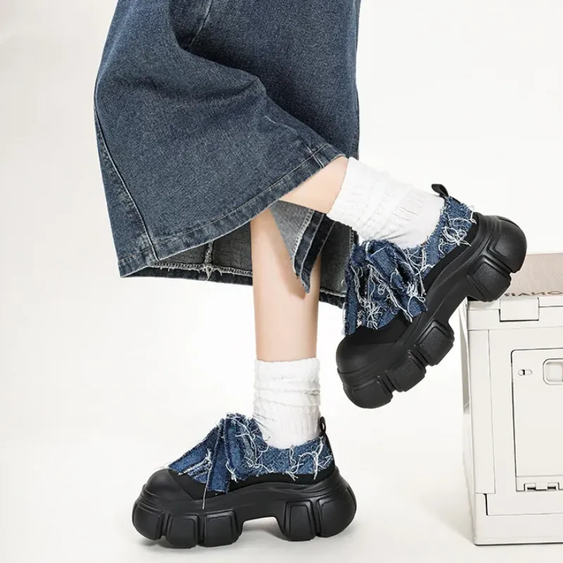 Vincy Denim Booties