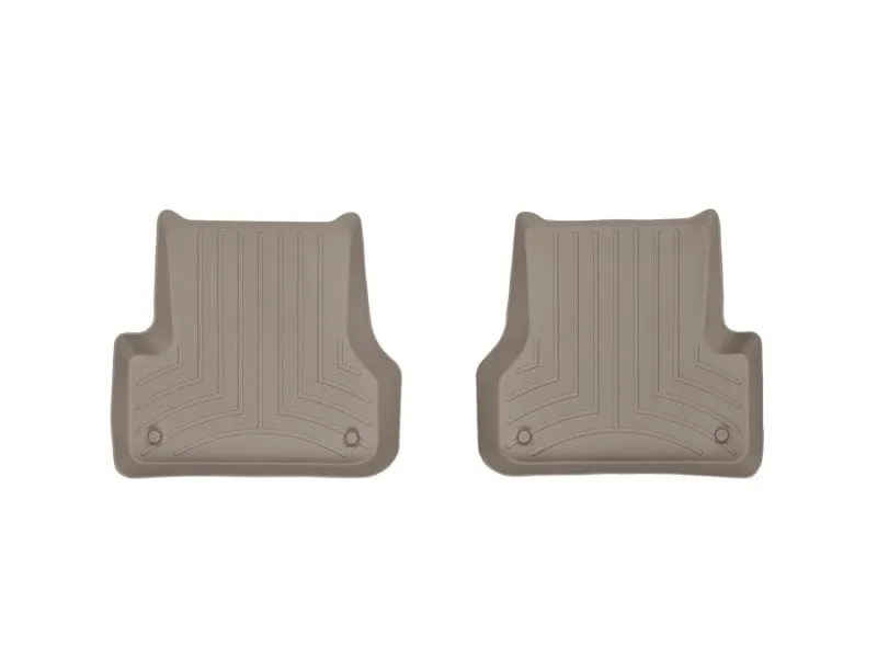 WeatherTech 12  Audi A6 Rear FloorLiner - Tan
