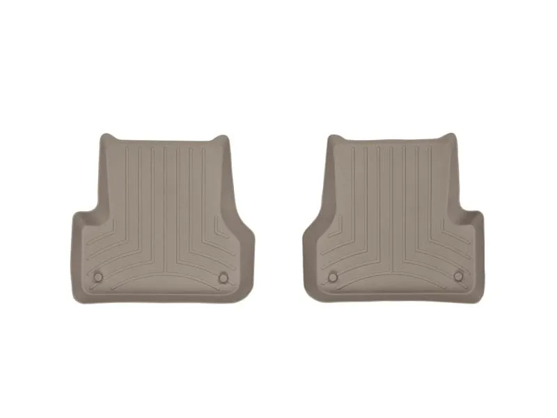 WeatherTech 12  Audi A6 Rear FloorLiner - Tan
