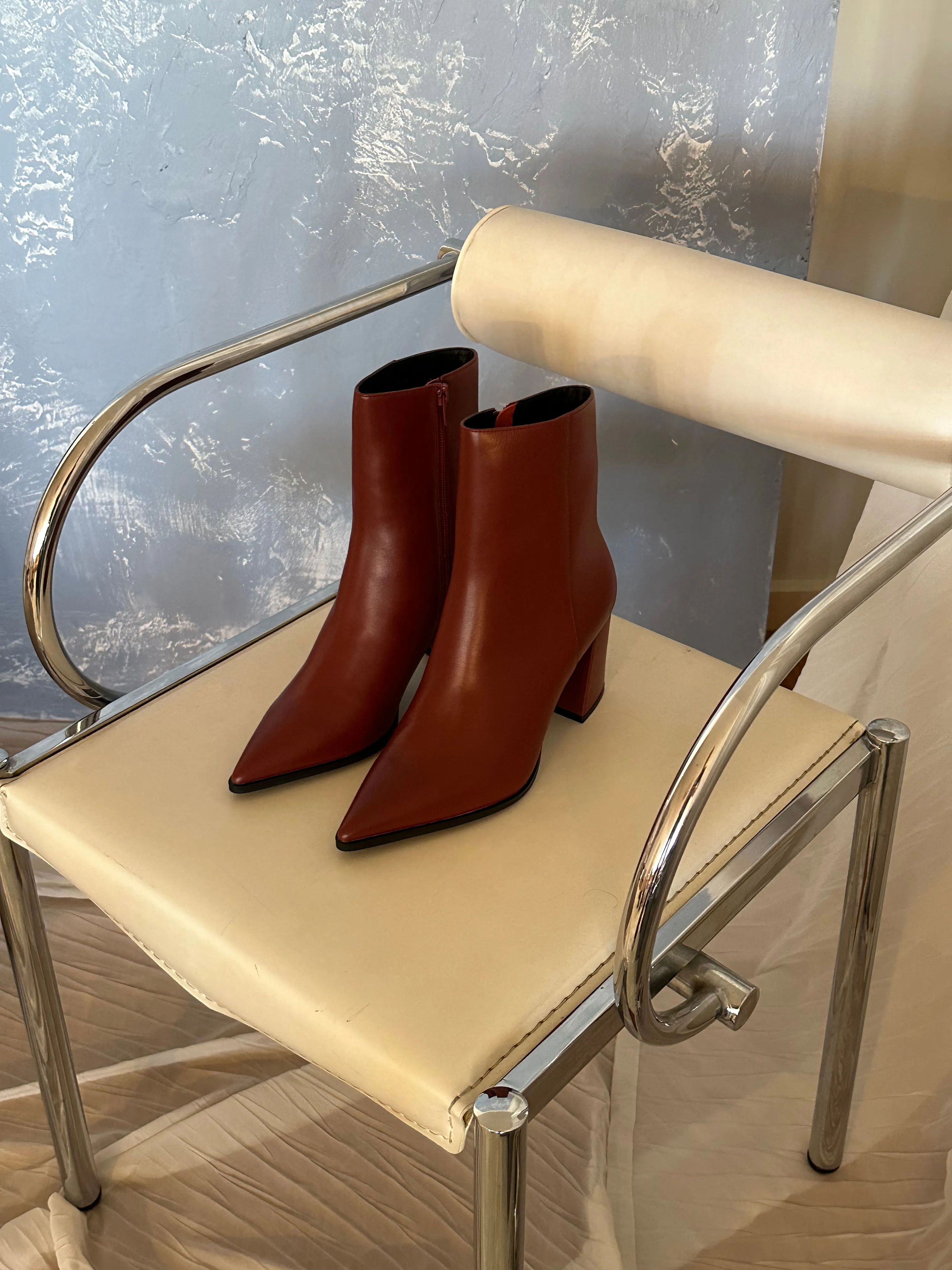 Willing Ankle Boots - Rust Leather