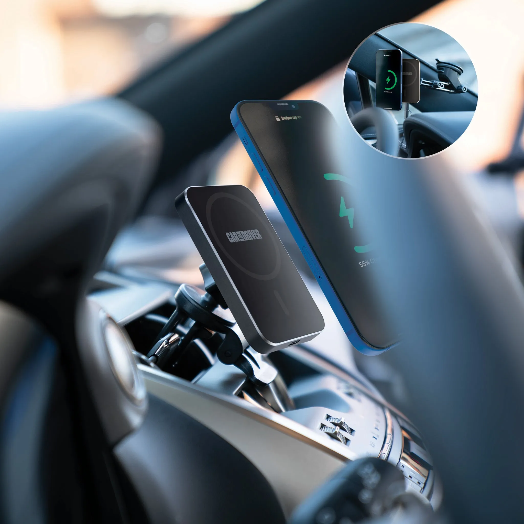 WIRELESS CHARGING MAGNETIC MOUNT - CAR AND DRIVER 9974