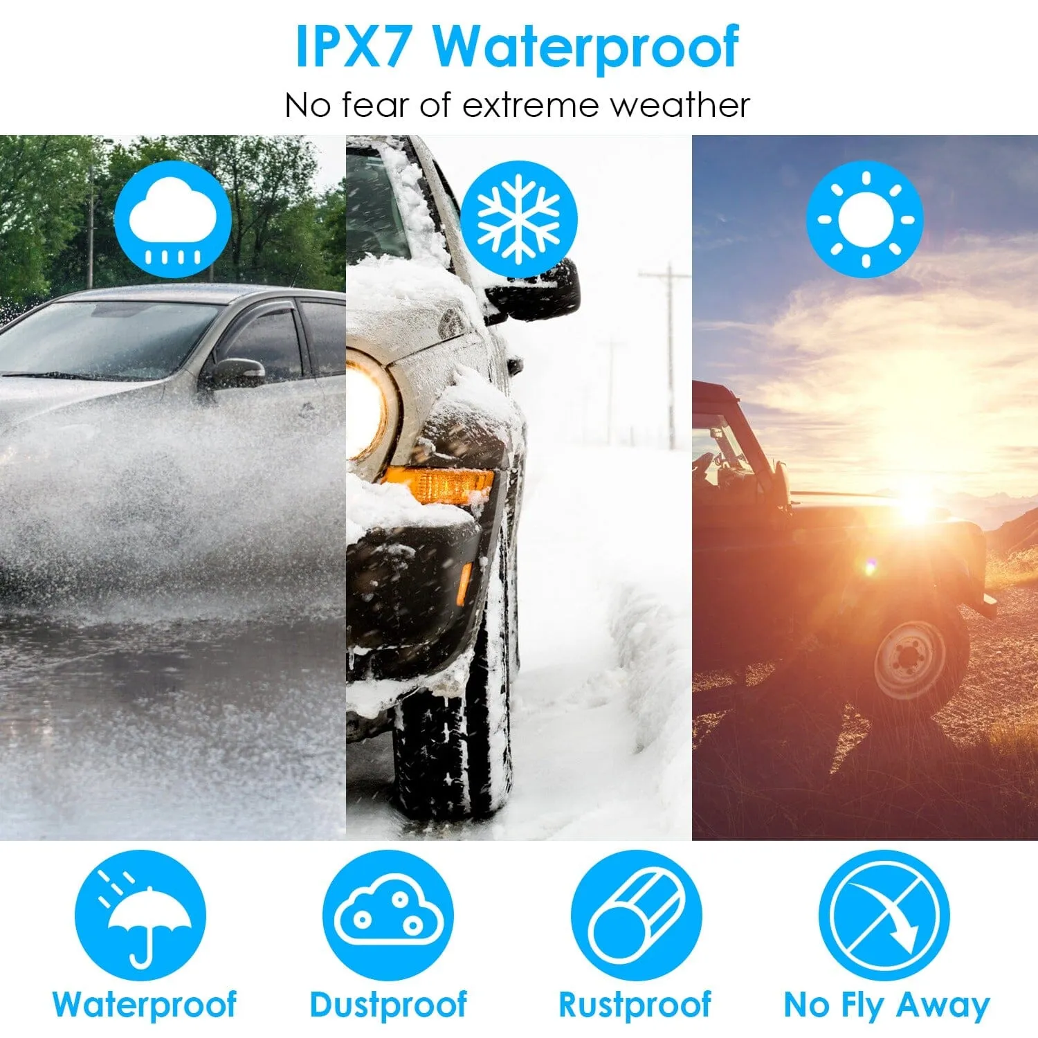 Wireless Solar Car Tire Pressure Monitoring System Auto Tire Pressure with Sensors Temperature Alarm
